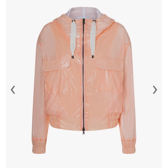 Bogner Tania short peach jacket with drawstring hood sizes M/8, L/10 - Picture 3 of 13
